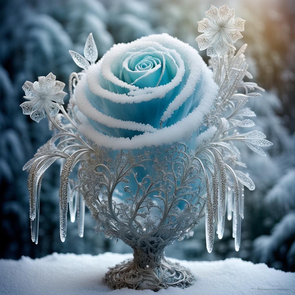 Ice rose