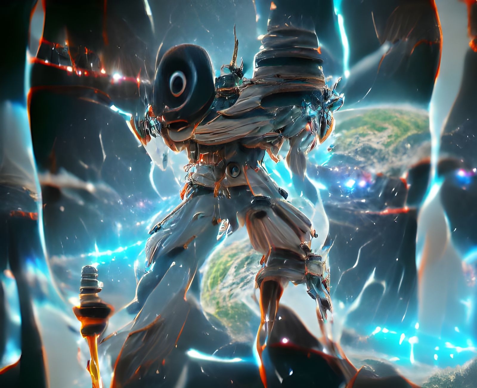 Chouginga Gurren Lagann! AI Generated Artwork NightCafe Creator