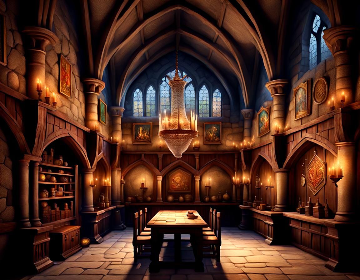 One Of The Chambers In The Knights Tower.....