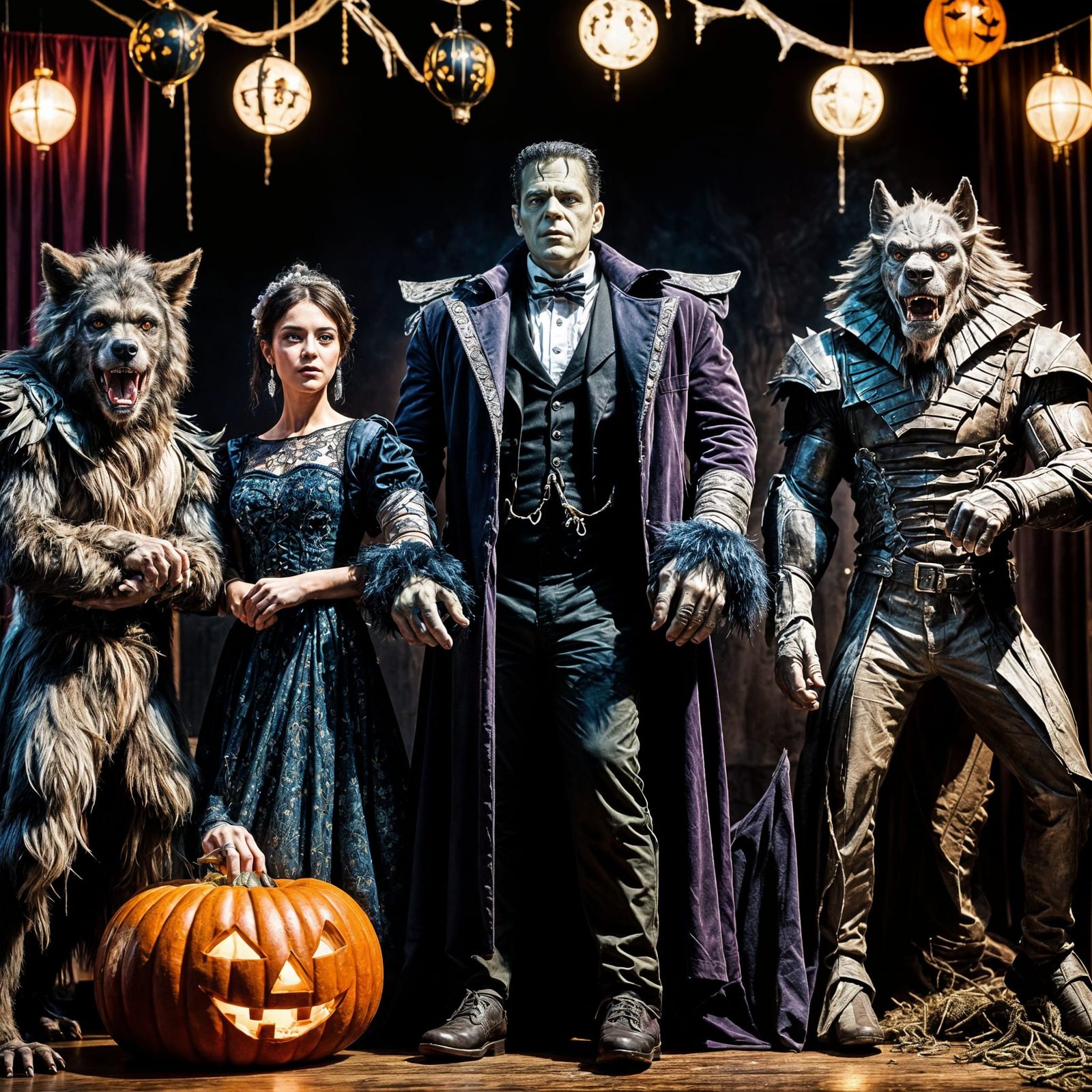 Frankenstein's Halloween photo  by @Mad Piece Maker