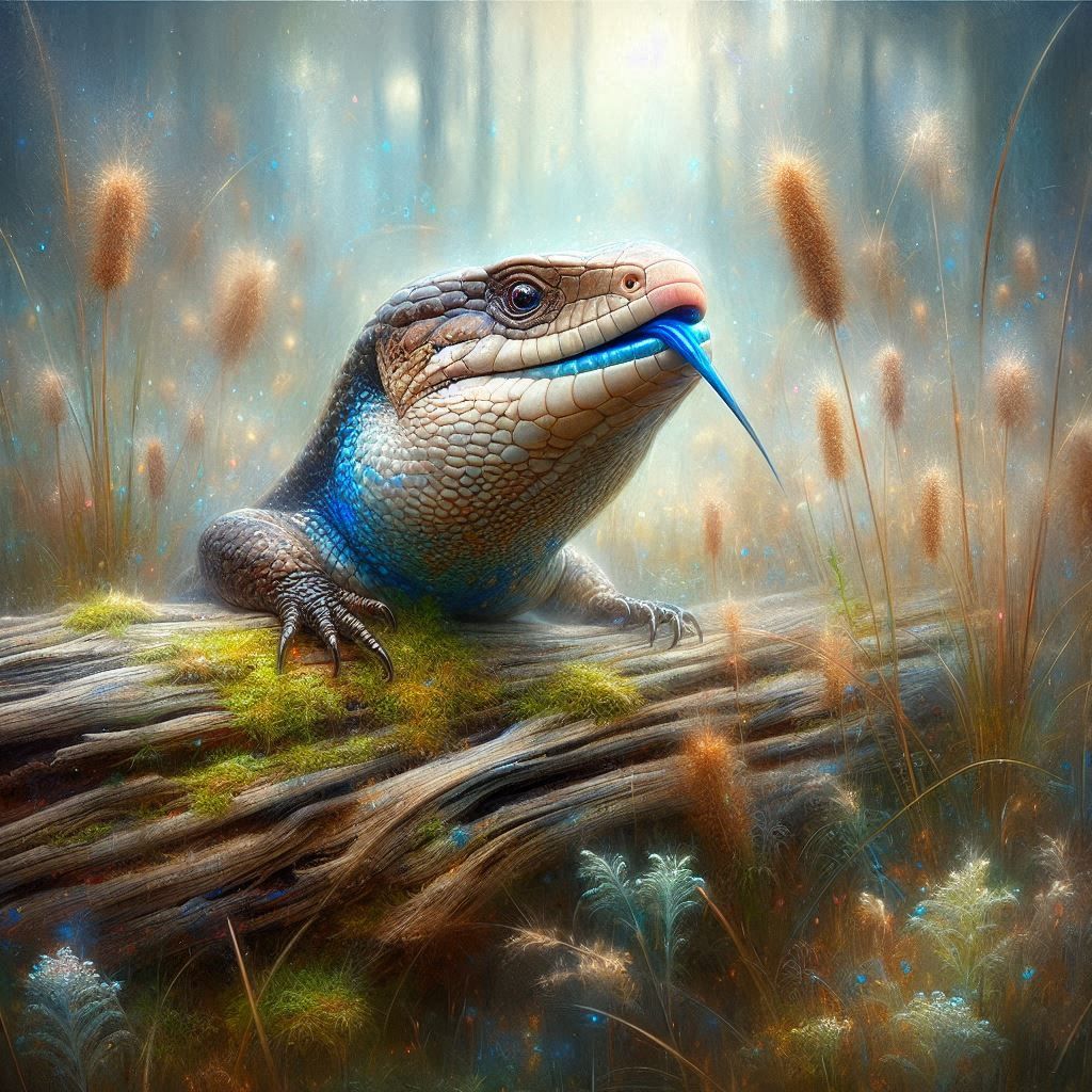 Blue tongue lizard