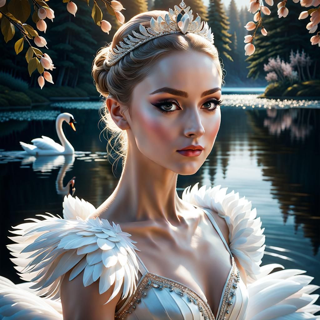 Swan lake  by @Candie Floss