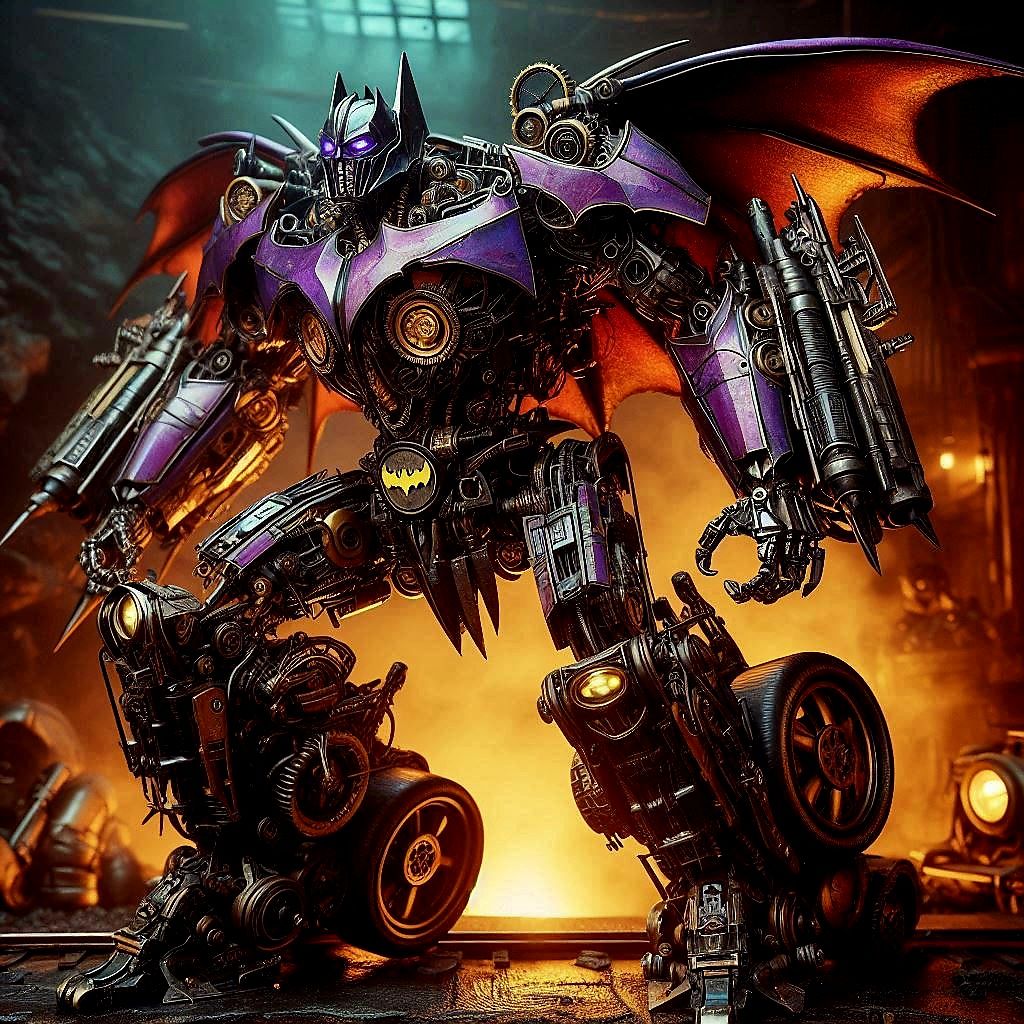 BataTron (Batman / Transformer Fusion)