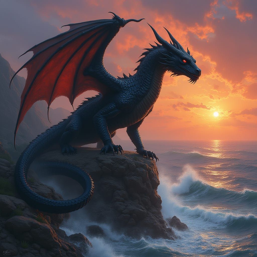 Dragon  by @Kata Lianna Tanaii