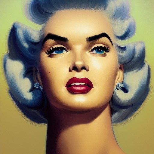 Jayne Mansfield - AI Generated Artwork - NightCafe Creator