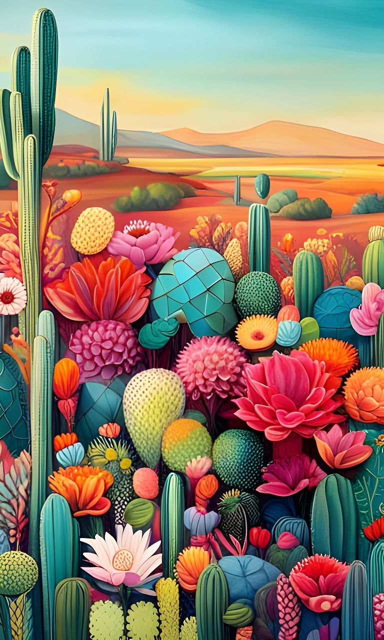 Blooms of the Cacti