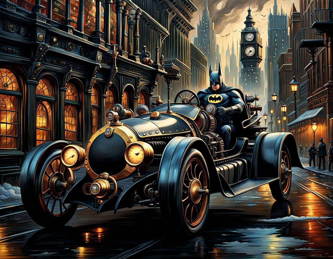 Steampunk Batmobile 