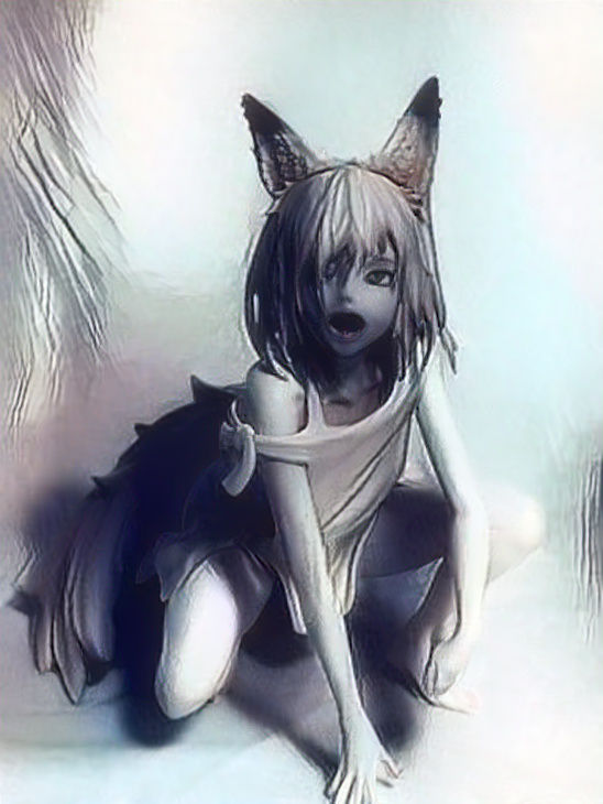 Dark Fox Girl Figure