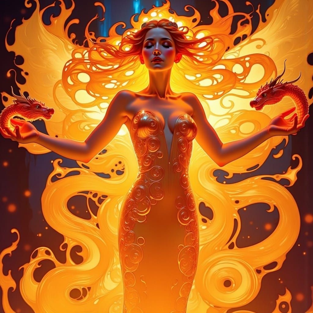 I am the goddess of hell-Fire; And I bring you FIRE.