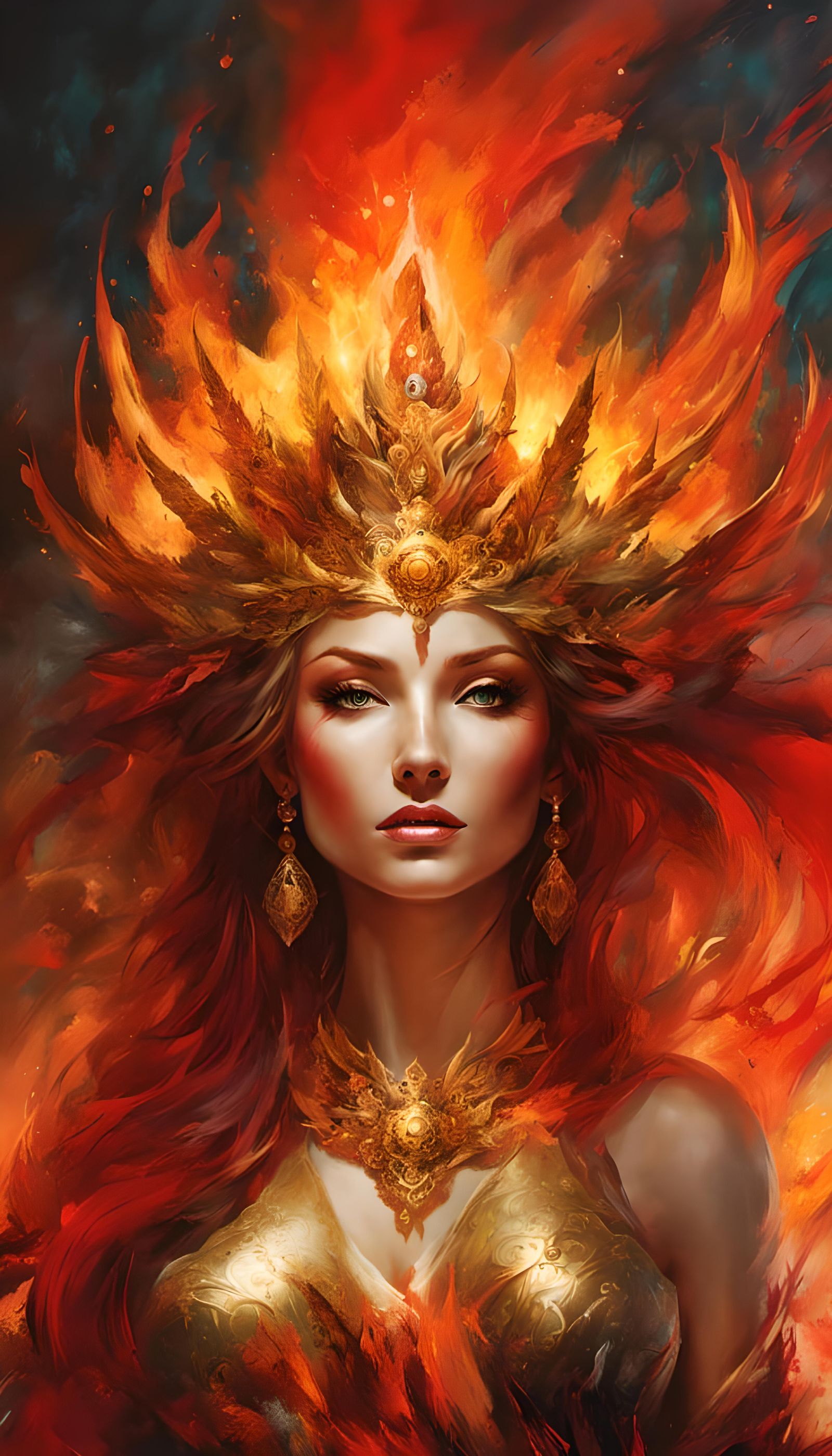 goddess of 🔥   by @Azzeurus