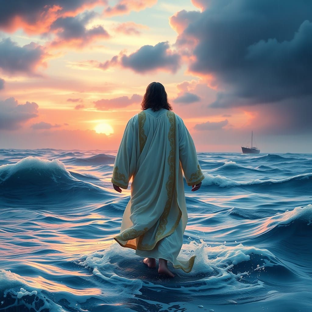 Walking on water  by @Friar Luca