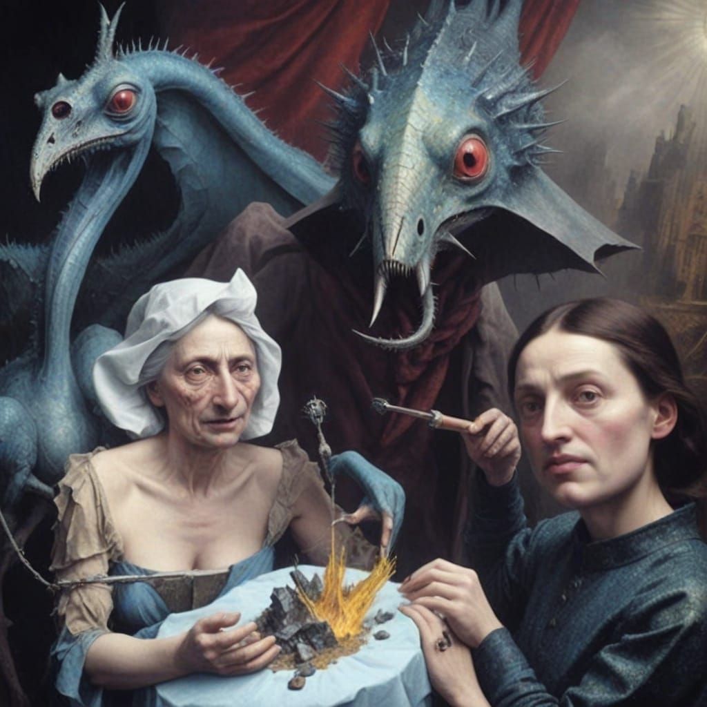 Magician Leaning in to Add Some Extra Fizz to Things...