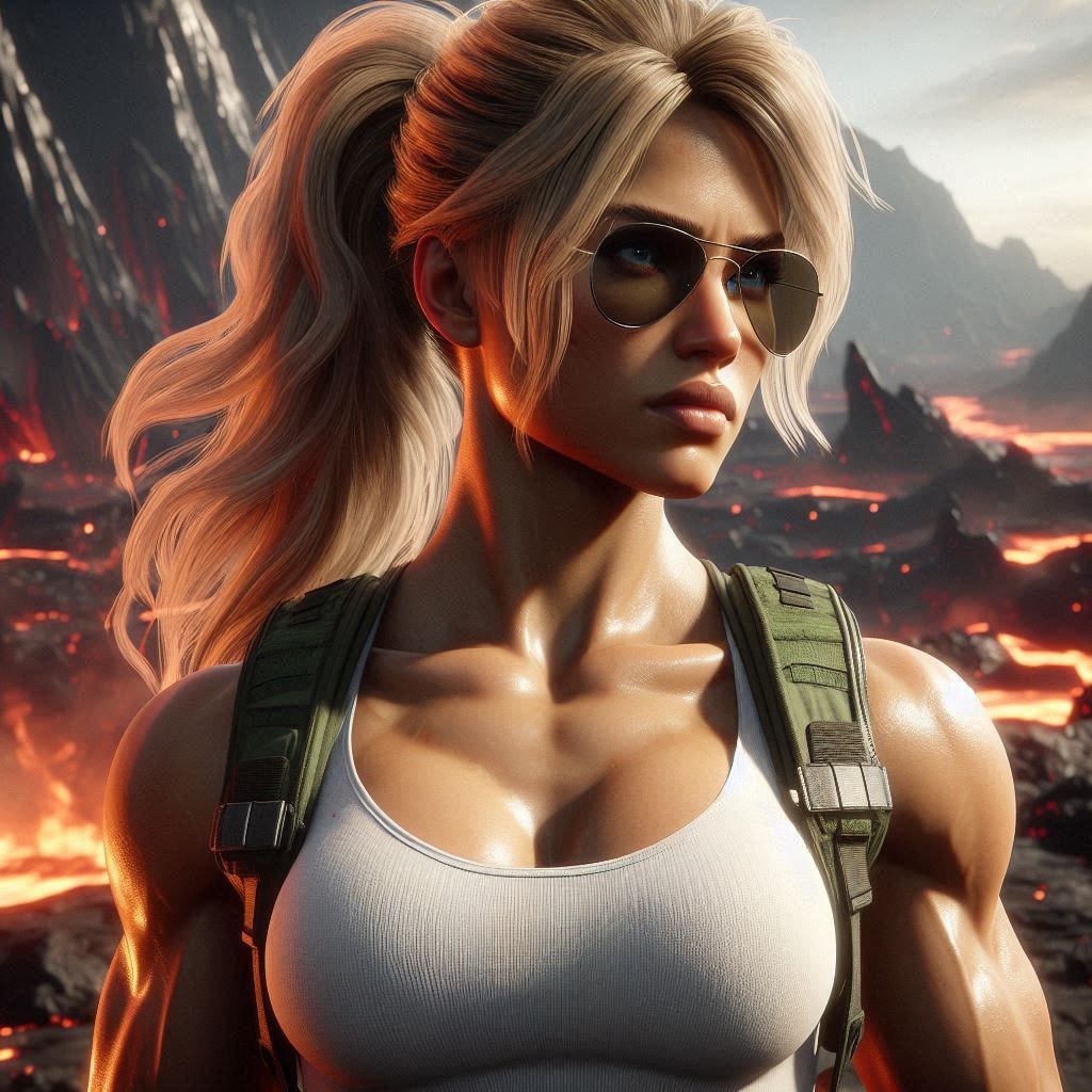 Sonya Blade in the Netherrealm
