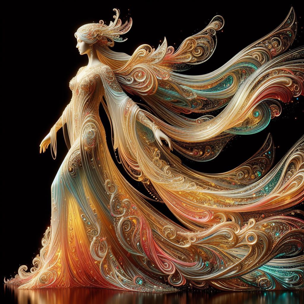 Statuette of a Woman DALL-E 3