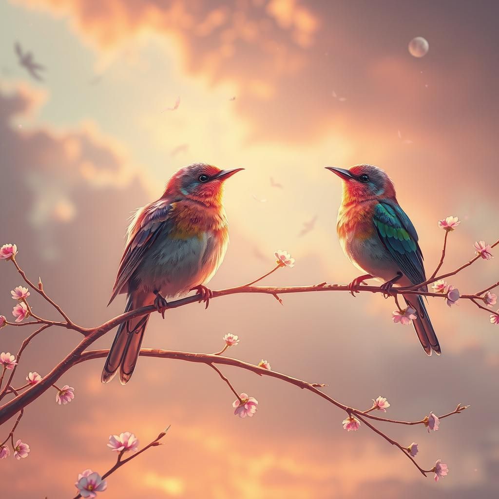 Songbirds in love