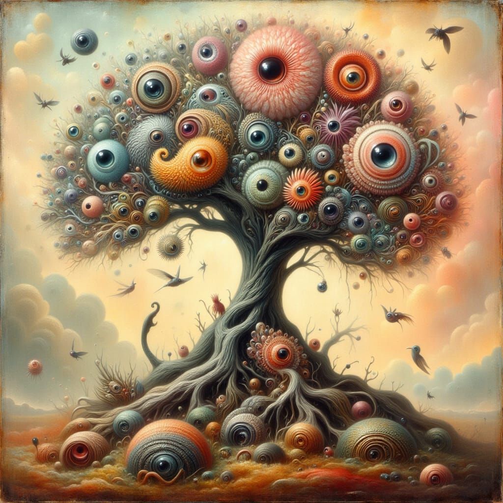 <lora:-Distorted Whimsy-:1.0> the tree of life