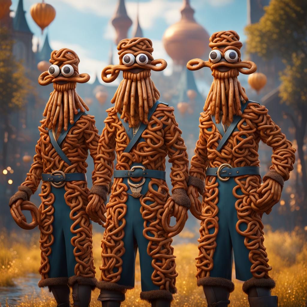 Pretzel people  by @Katherine Meirose