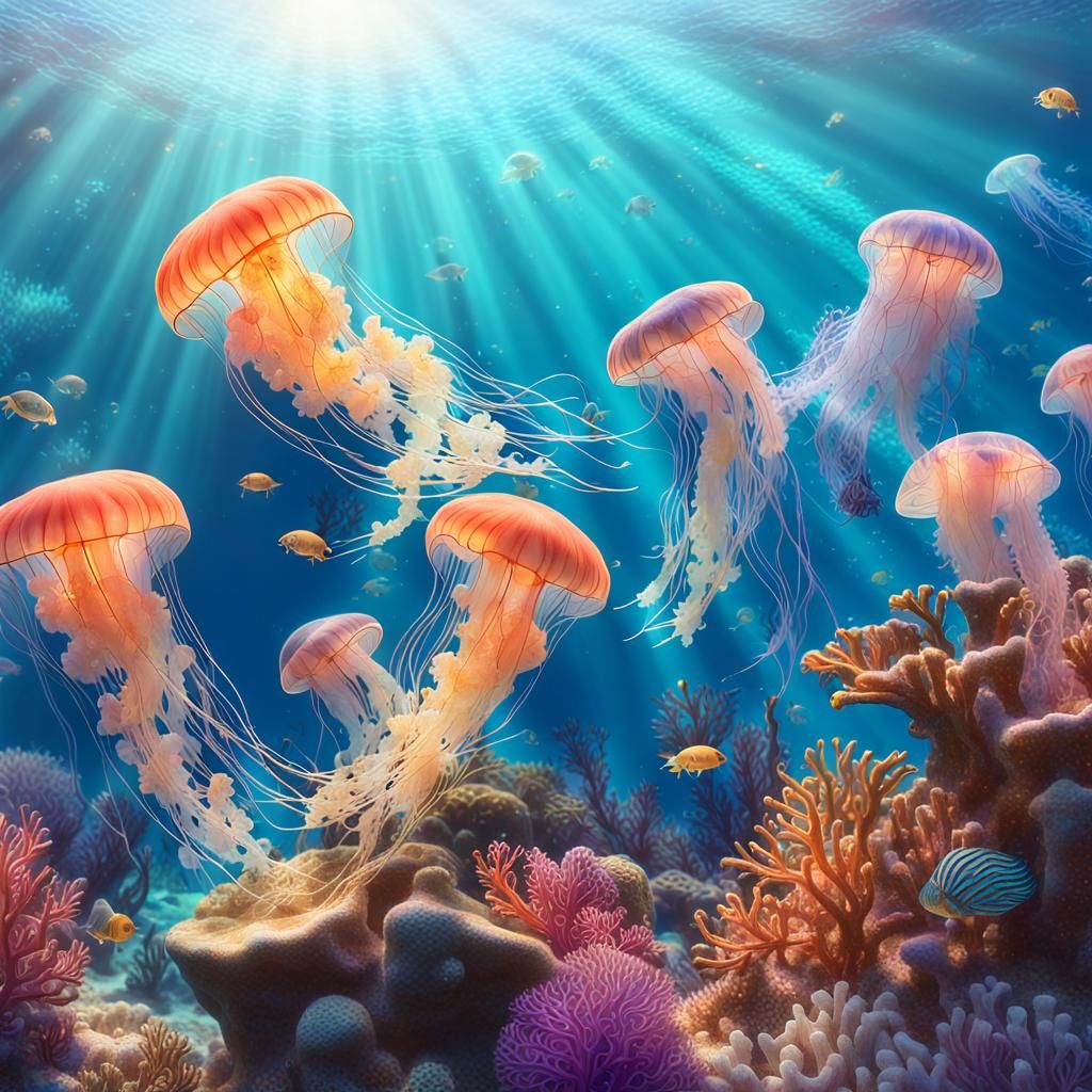The coral reefs, fascinating works of art that show the beau...
