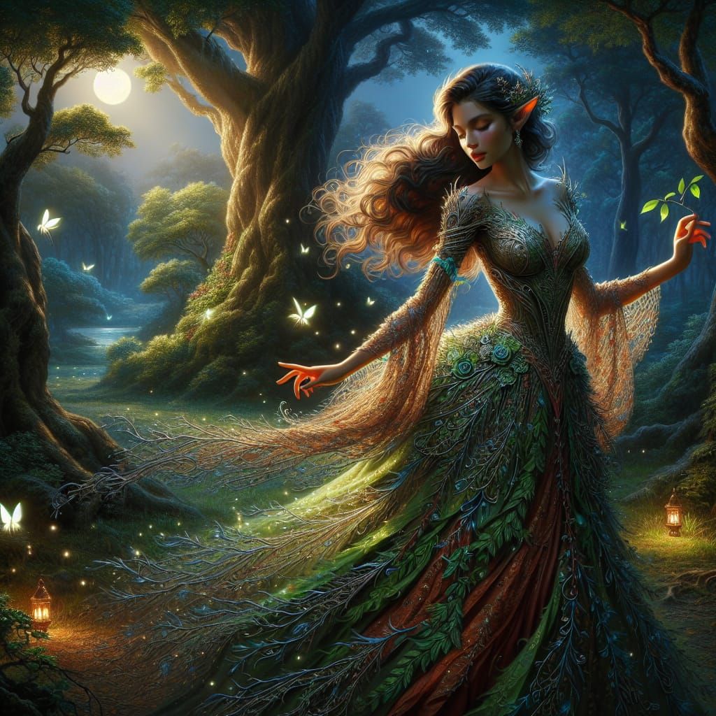 Enchanting, elven princess