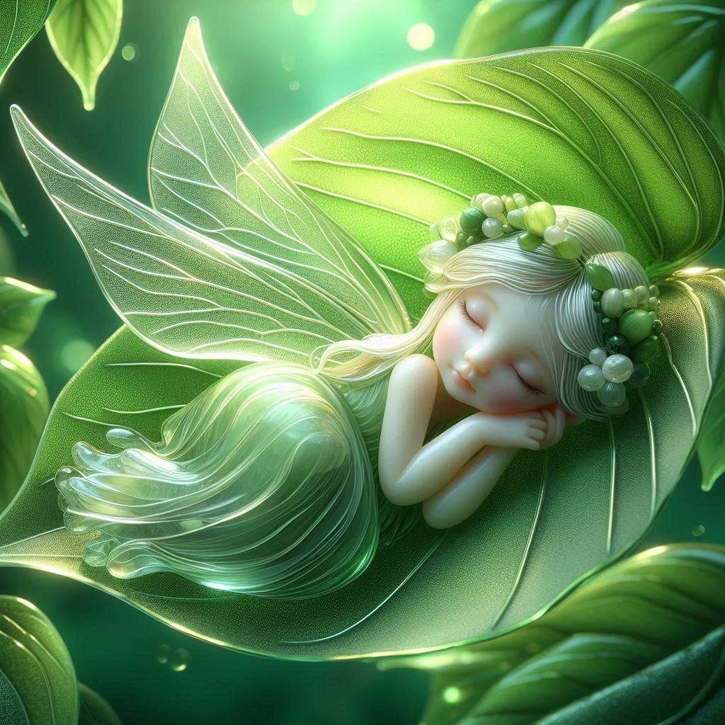 Little fairy resting