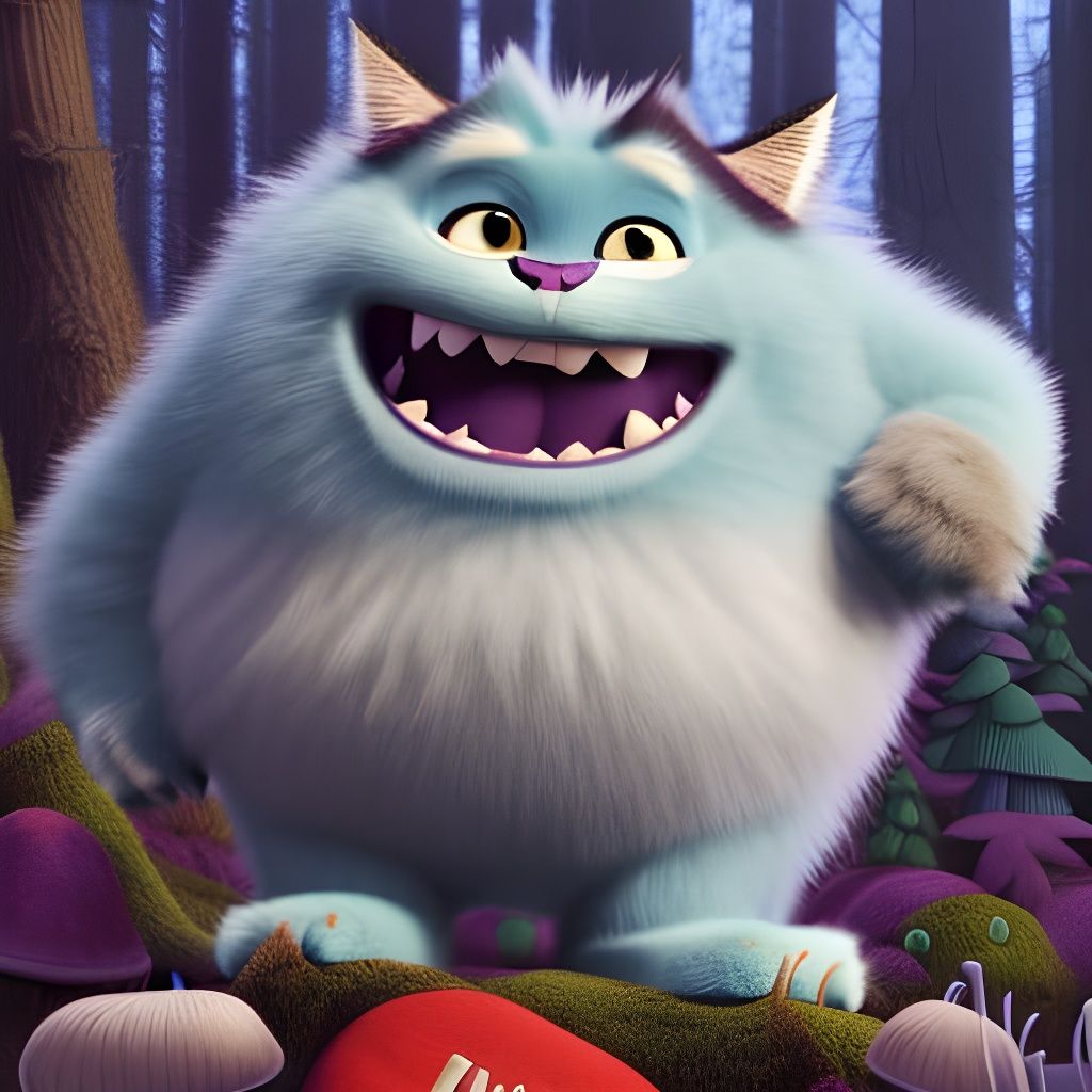 Friendly Fur Ball  by @Marius Tahira