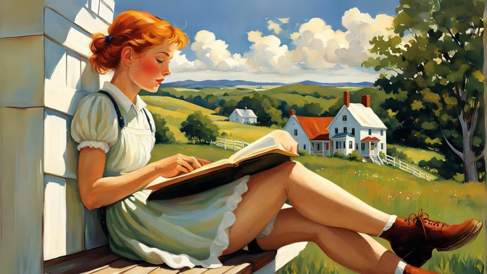 Bookworm on a Summer Afternoon