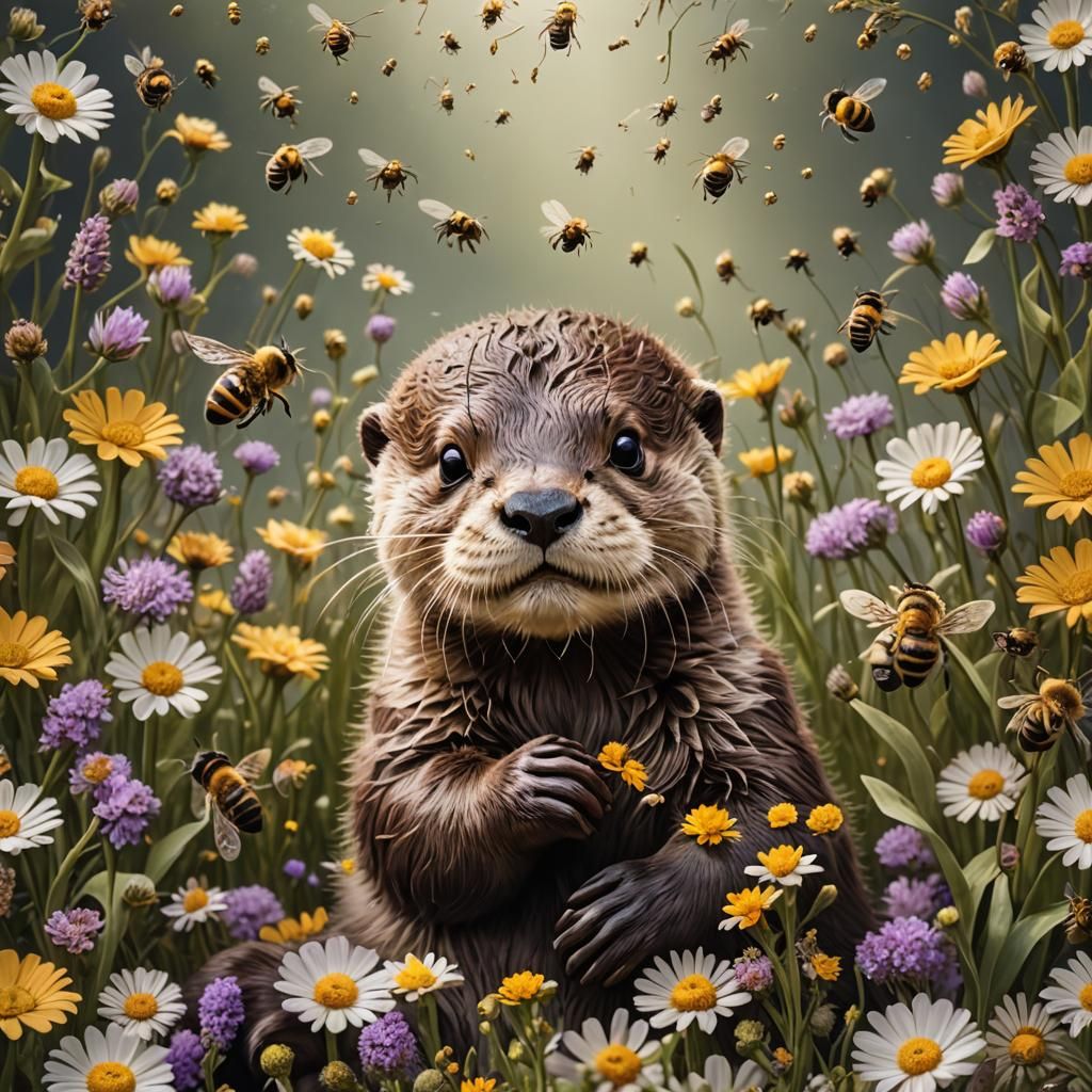 Otter bee kind!  by @Ecila