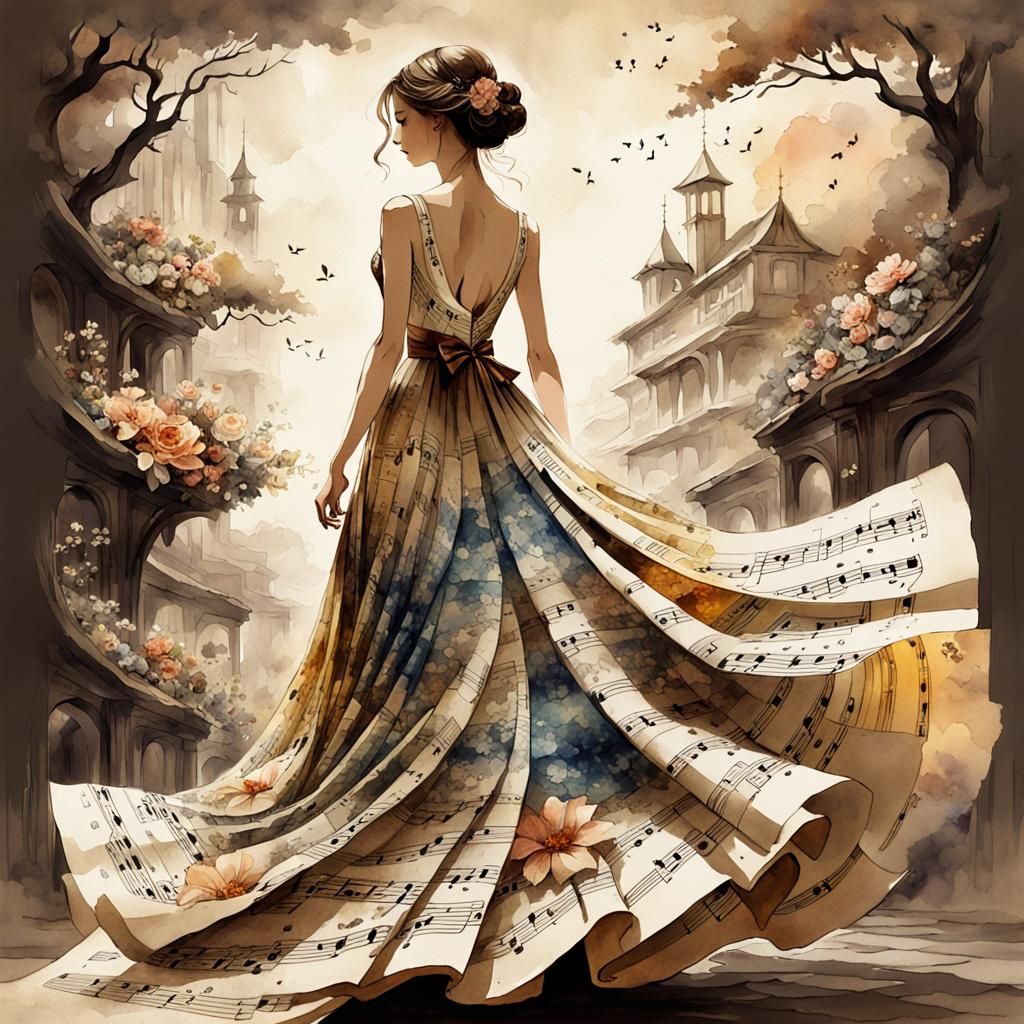 Sheet Music  by @PurpleSeaWitch