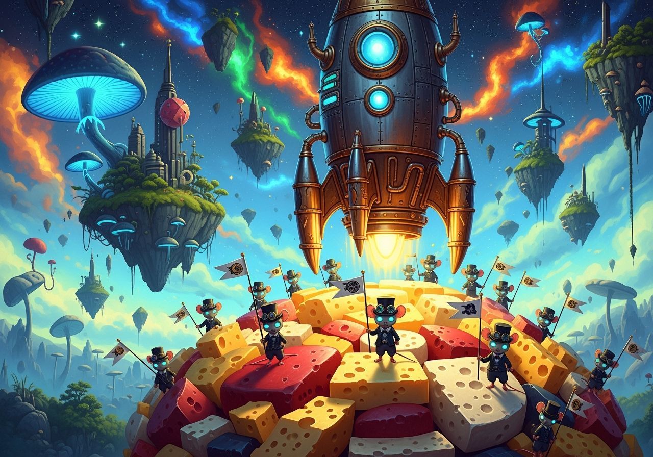 The Squeaking Empire Claims Planet Cheese  by @Lethal Biscuit