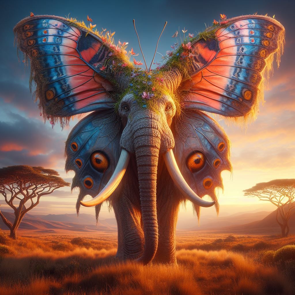 Butterfly elephant hybrid
