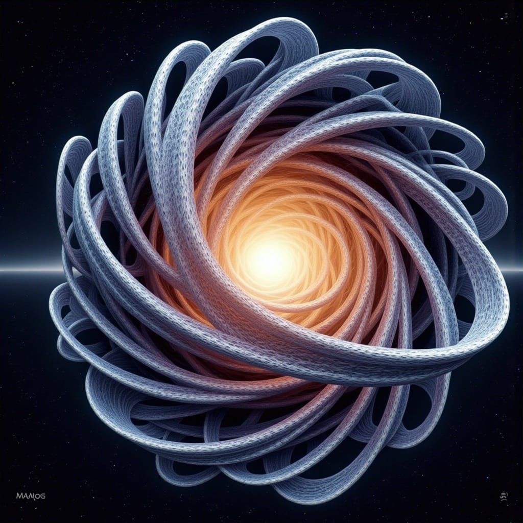 Cosmic Hypersphere: Ethereal Vortex of Time and Space