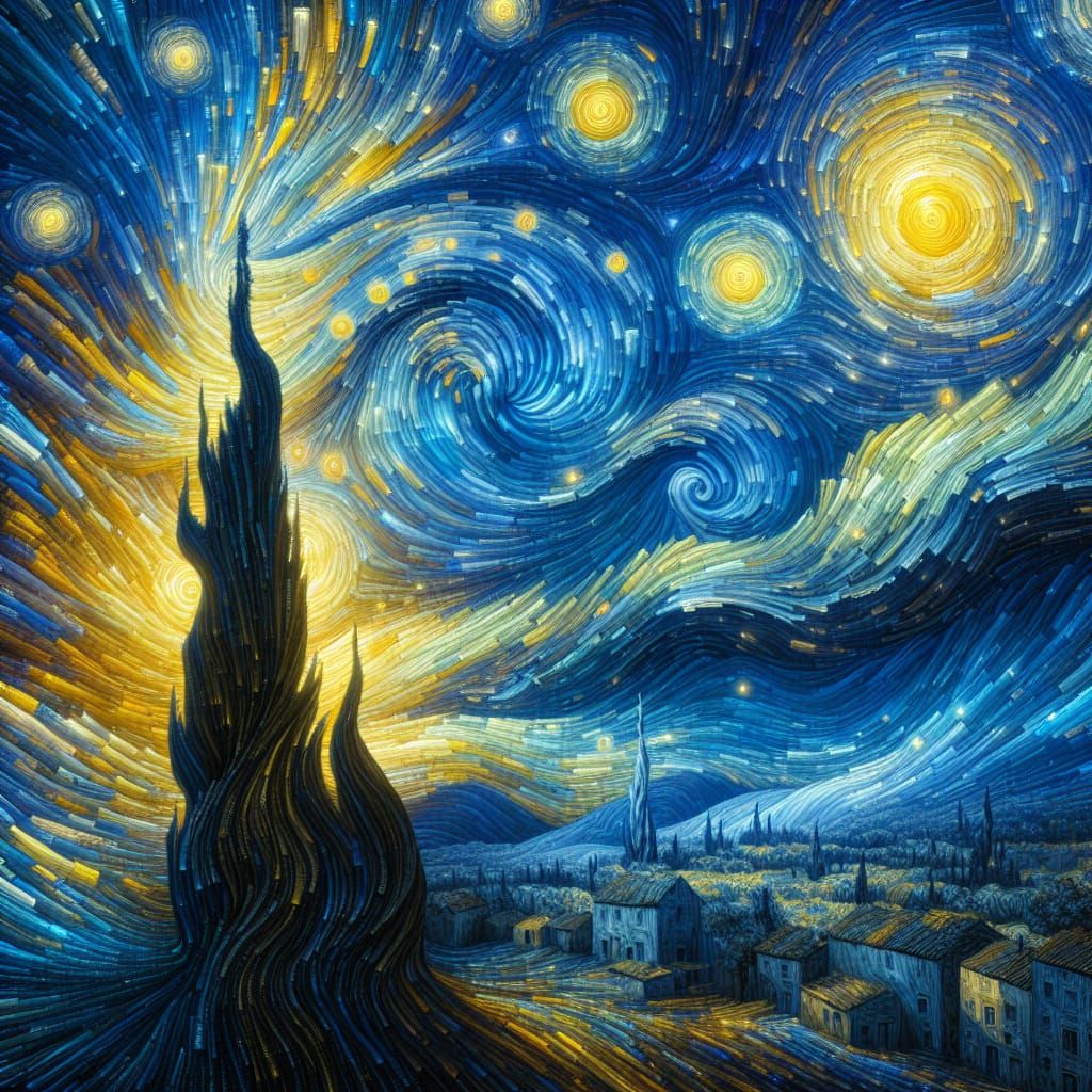 Stepping Into Starry Night