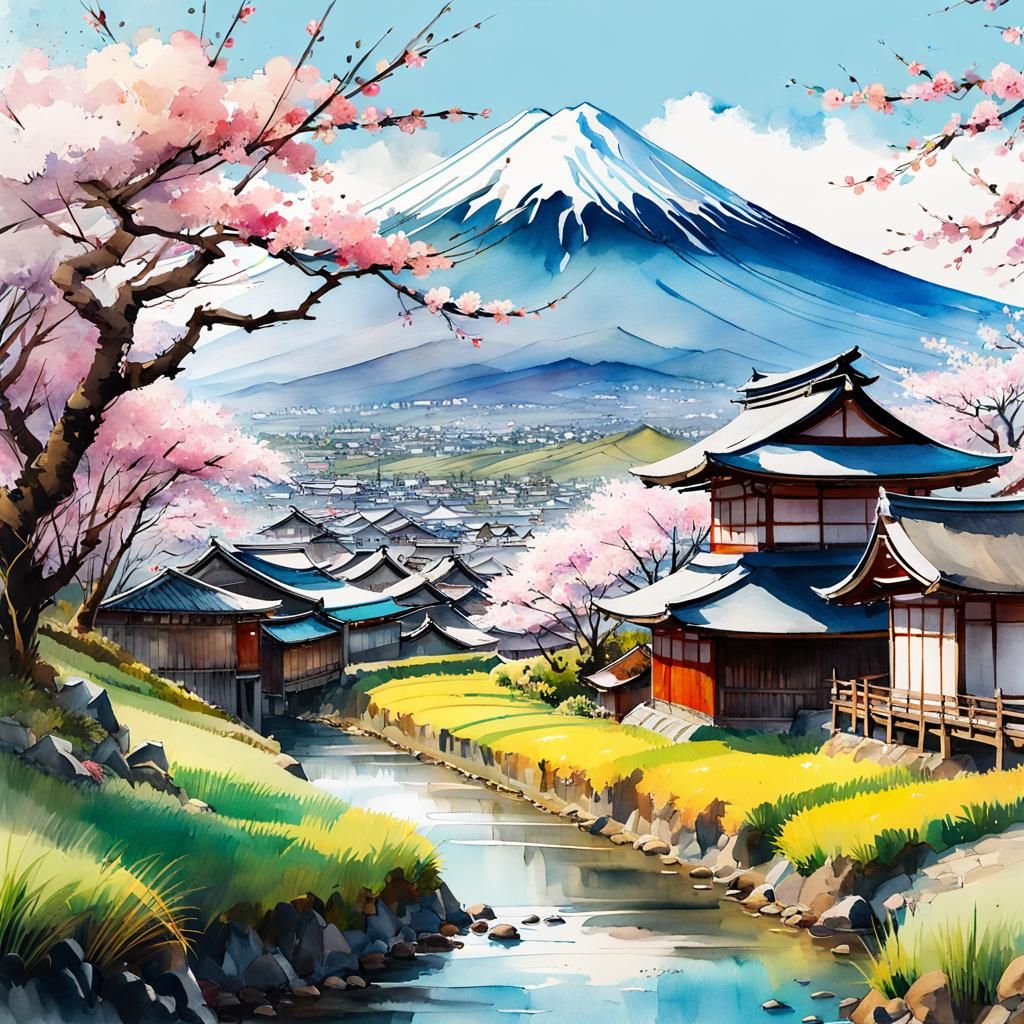 Japanese village