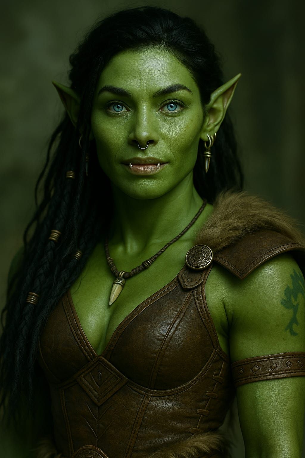 Female Orc photo realistic