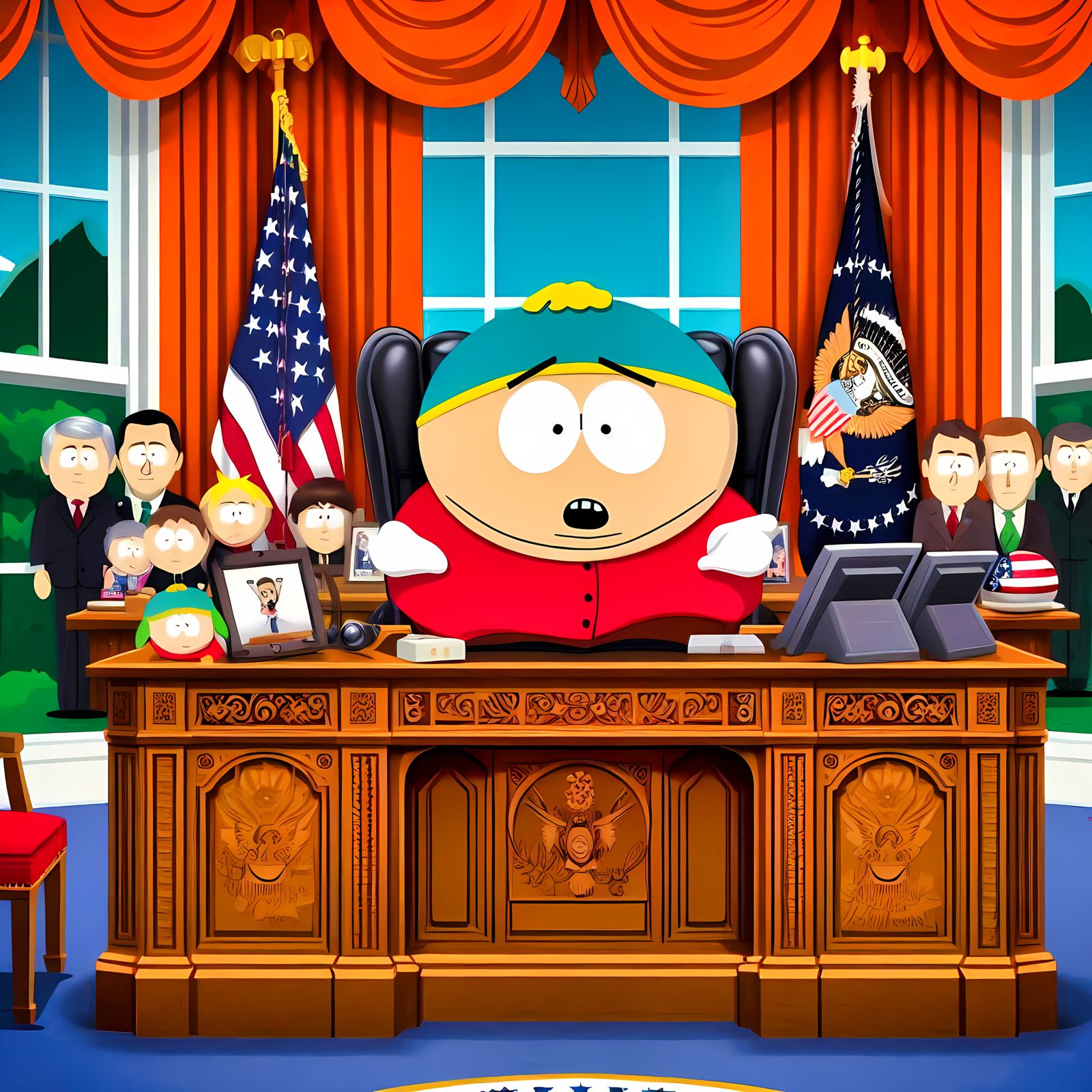 "Eric Cartman for President!"