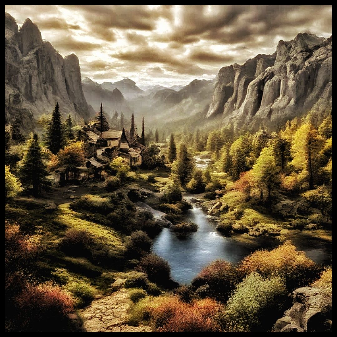 Landscape  - Valley Settlement