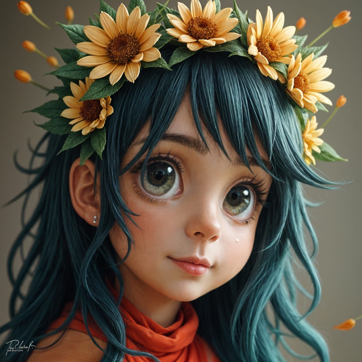 Dreamlike Sunset Over Infinite Sea with Small Boat