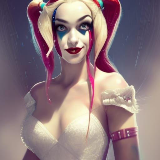 Cheap Harley Quinn Wedding Dress