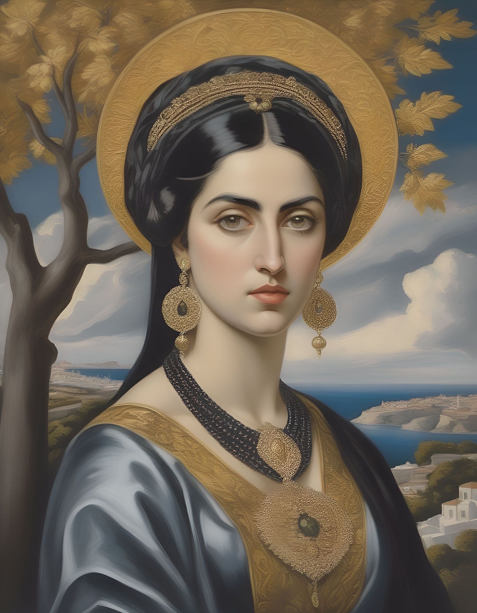 Byzantine Woman AI Generated Artwork NightCafe Creator   C9yndkGZHqPu1fTi6L6O 6xhjv 