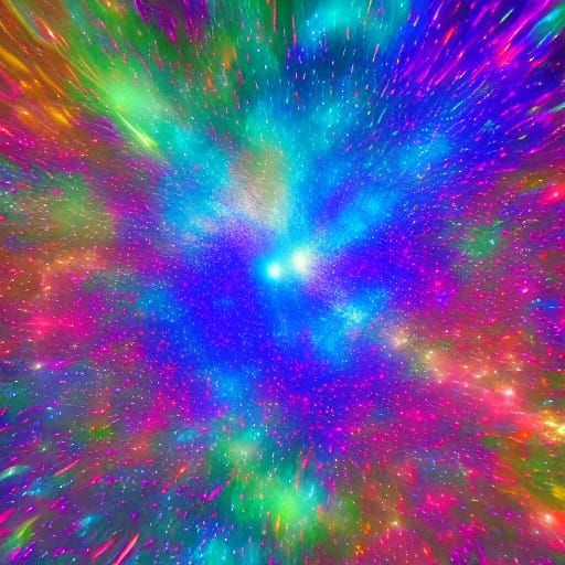 Vibrant Cosmic Vortex in Deep Space
