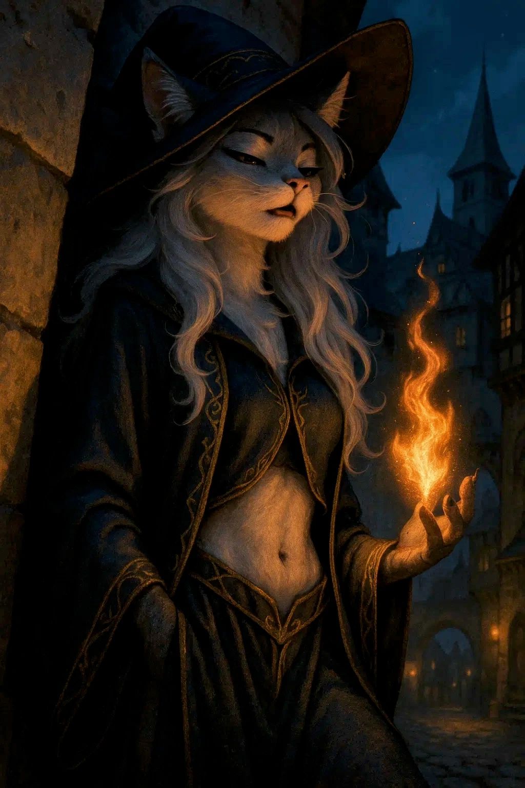 Warm Glow on a Dark Night