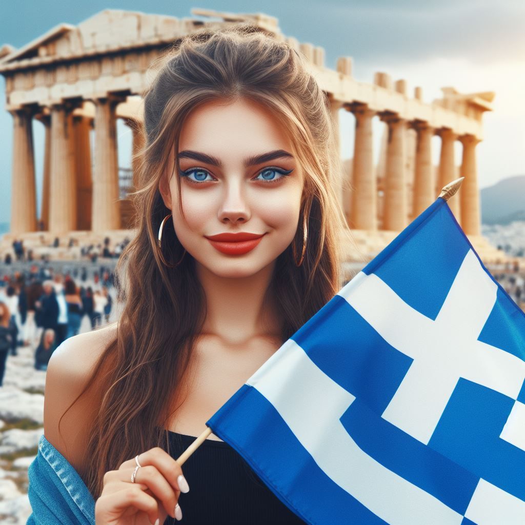 A Greek girl