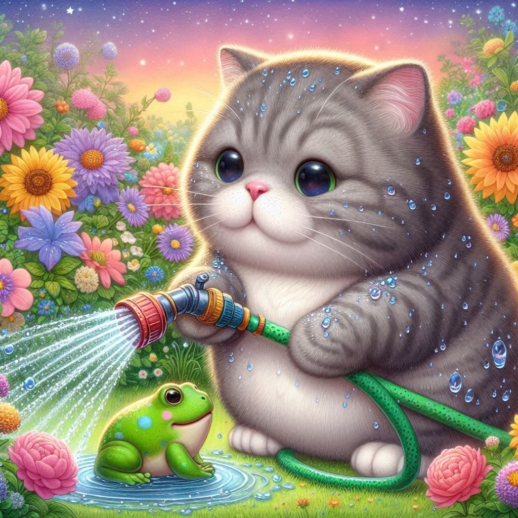 Fat Cat and the Frog:  Can I Have a Turn Please?