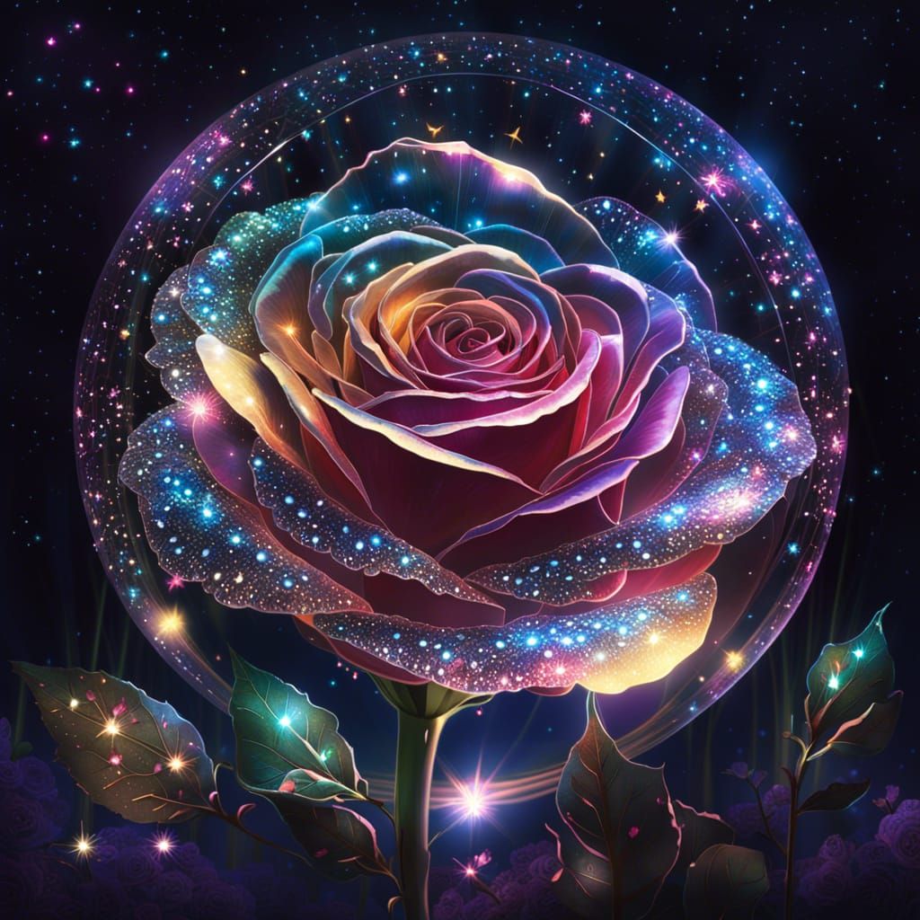  Eternal Elegance Rose 💫🌹✨  by @Riangwalee