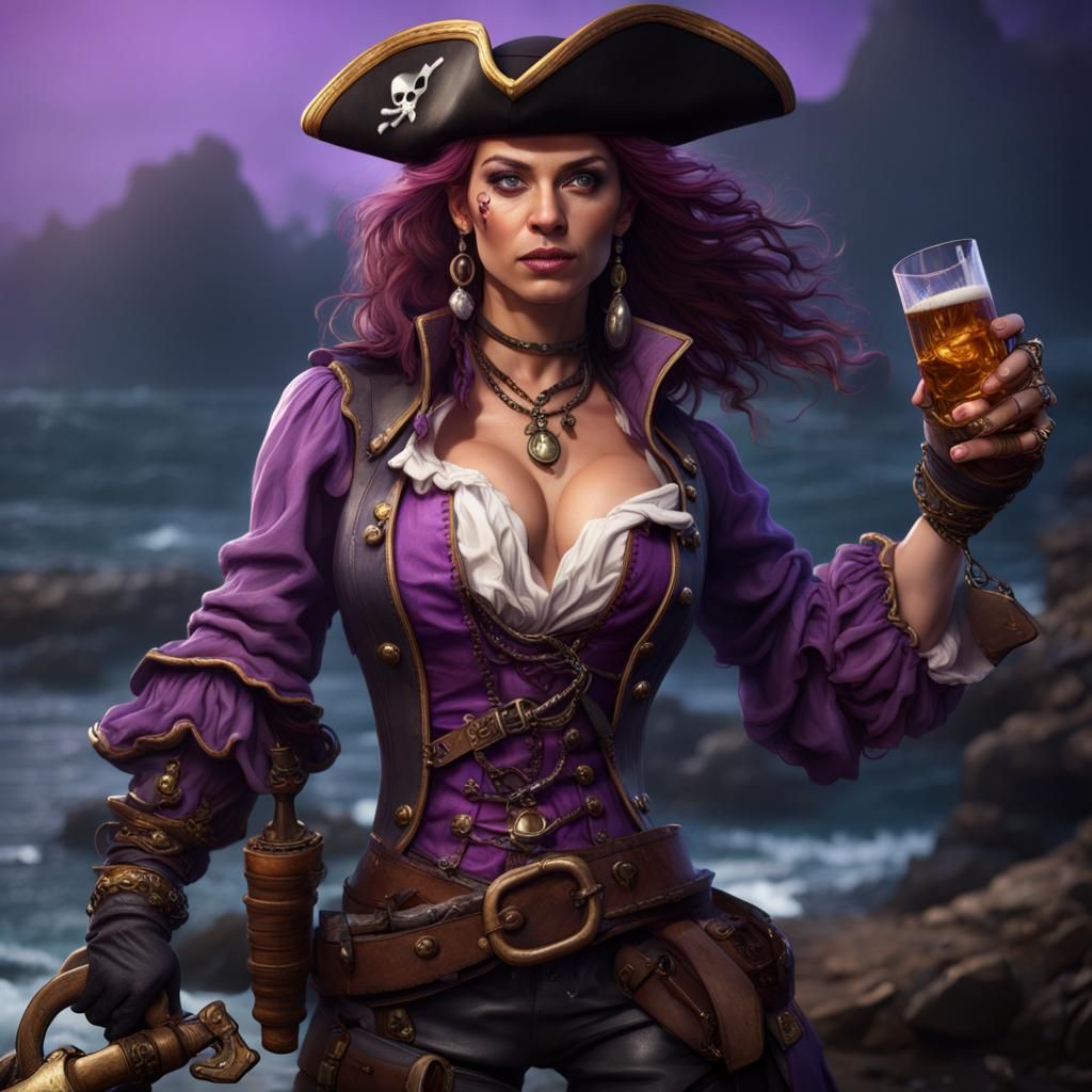 Female Rum Pirate 1