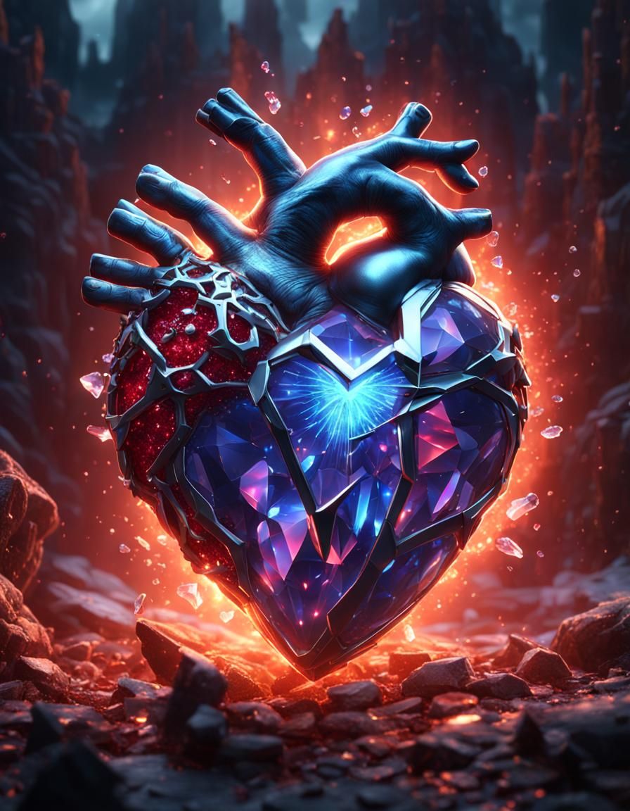 Crystal Heart  by @Rosien_HoH