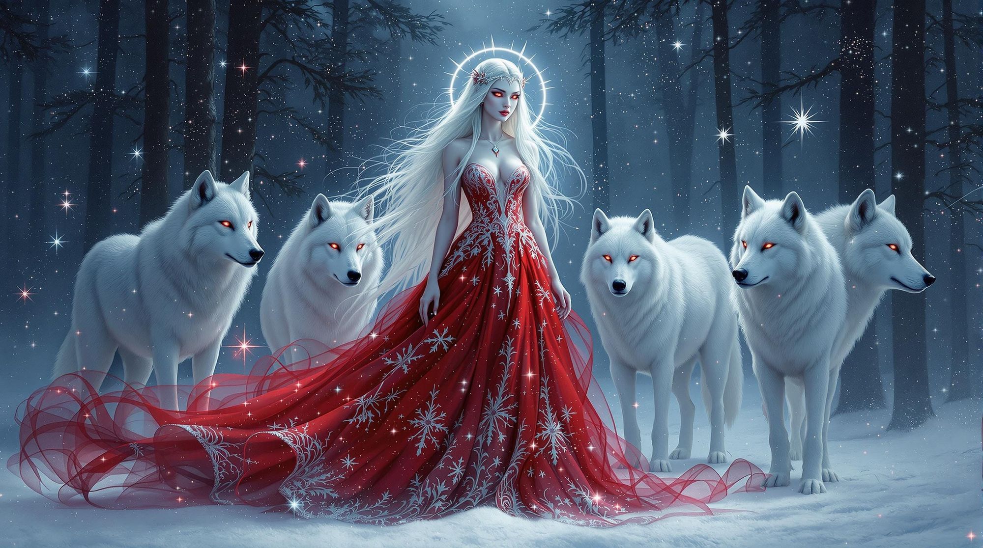 Crimson Queen of the Wolf Pack