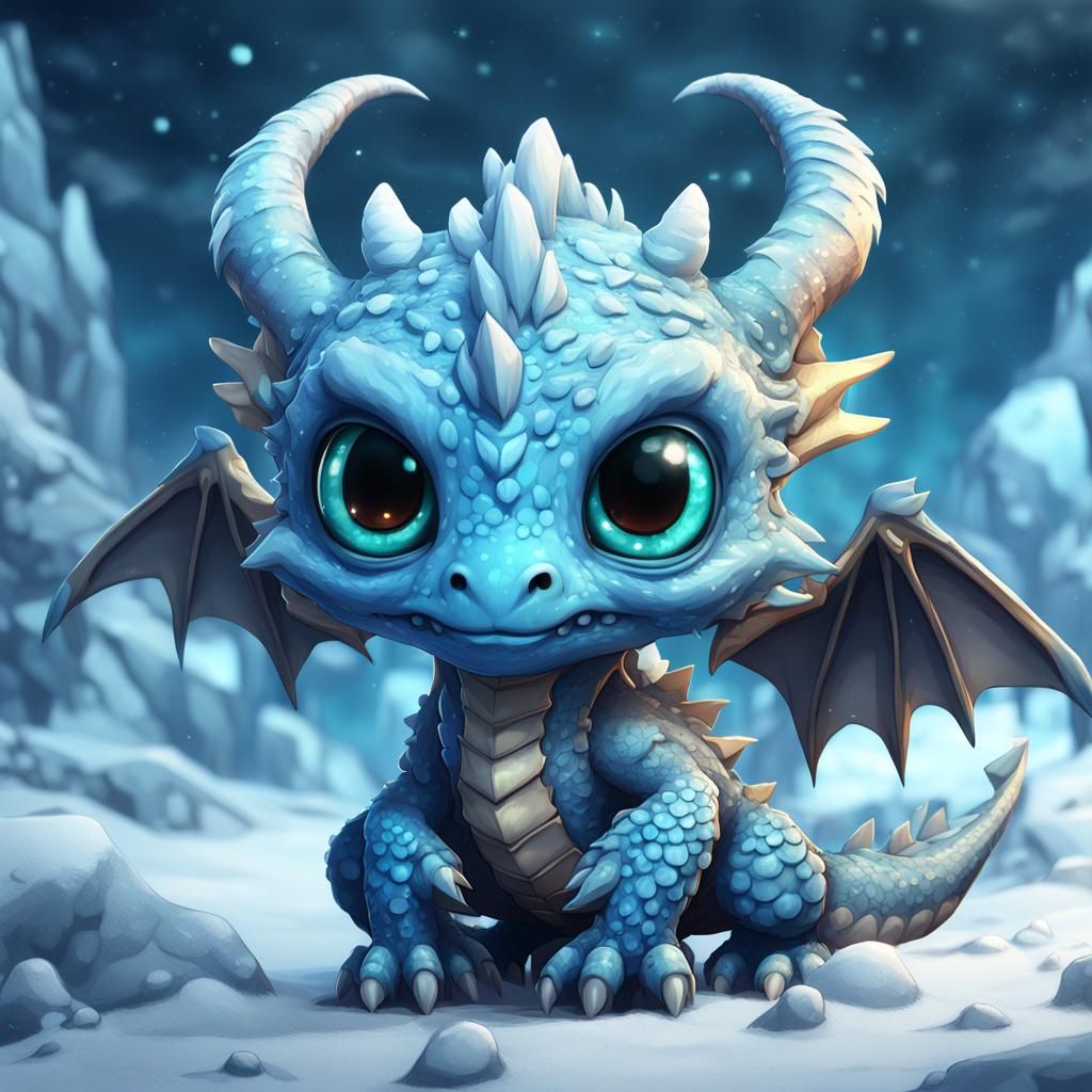 Baby Icewing 2.o - AI Generated Artwork - NightCafe Creator