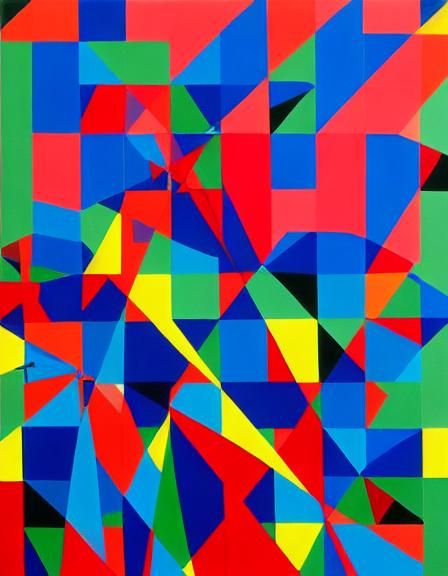 M C Escher. Barnett Newman. Solid color painting. Hard edge ...