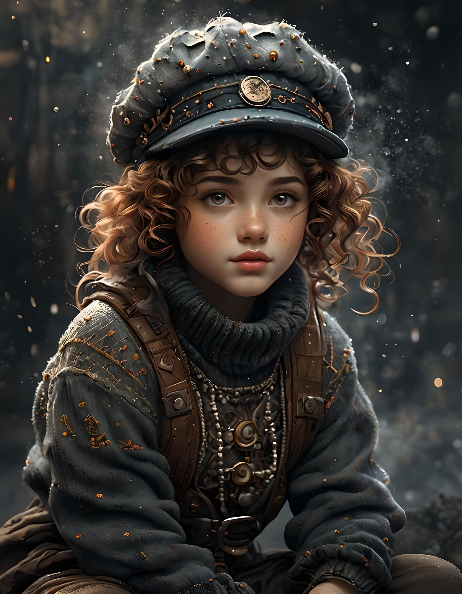 Tiny-girl Portrait  by @Leela